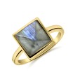 Labradorite Silver Rings NSR-2380-LB